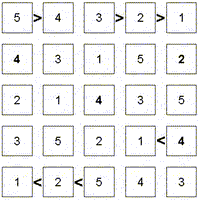 Hutosiki solved puzzle